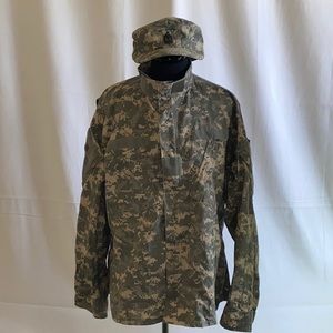 Coat Army Combat Uniform and Patrol Hat